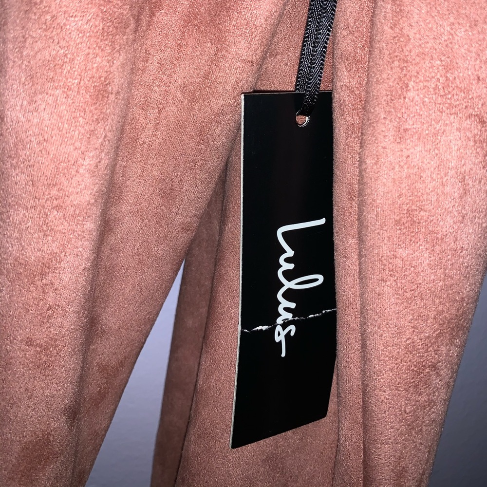 Lulus Suede Varsity Jacket - Picture 3 of 3